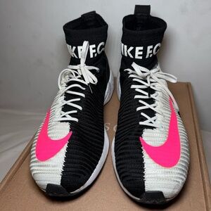 Nike Zoom Mercurial XI Flyknit FC White Pink Black